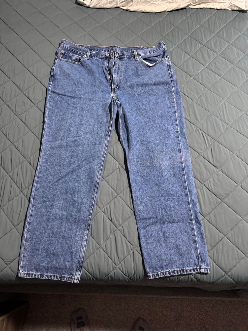 Levi's Men's Medium Blue Straight Jeans 42X32